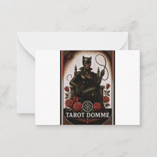 Tarot Domme Notitiekaarten Notitiekaartje