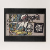 Tarot doodskaartpuzzel legpuzzel (Horizontaal)
