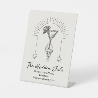 Tarot Drank Sign Reclamebord Met Voetstuk
