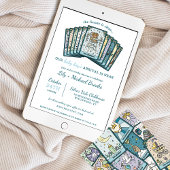 Tarot Emperor Baby Boy Celestial Baby Shower Kaart