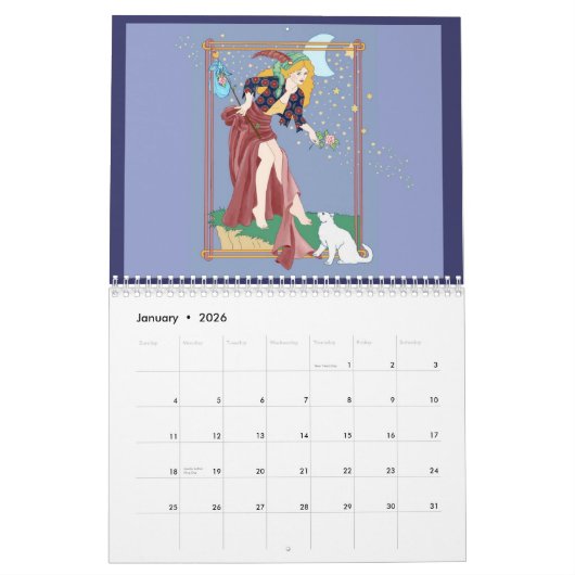 Tarot en andere maginings kalender (Jan 2026)