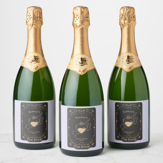 Tarot Esoterisch Lot Lilac Sparkling Wijnetiket (Flessen)