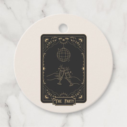 Tarot Esoterische Voorspelling Bedankjes Labels (Voorkant)