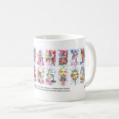 Tarot Glas in lood 11x2 Koffiemok (Voorkant rechts)