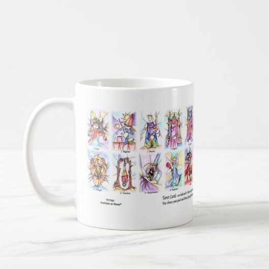 Tarot Glas in lood 11x2 Koffiemok (Links)