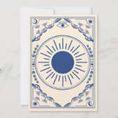  Tarot Gotische Trouwfoto Bewaar de Datum Kaart (Achterkant)