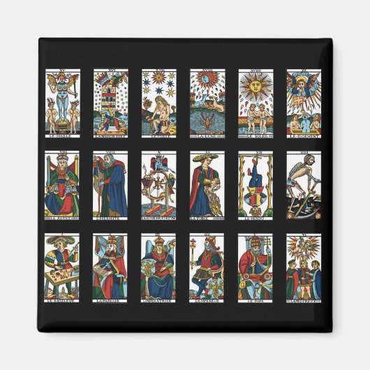 Tarot Grote Arcana Magneet (Voorkant)
