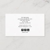 Tarot Hairdresser Visitekaartje (Achterkant)