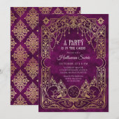 Tarot Halloween-feest Kaart (Voorkant / Achterkant)