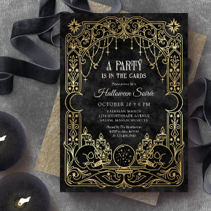 Tarot Halloween-feest Zwart Kaart