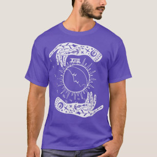 Tarot-handen, zon halve maan & regen  t-shirt