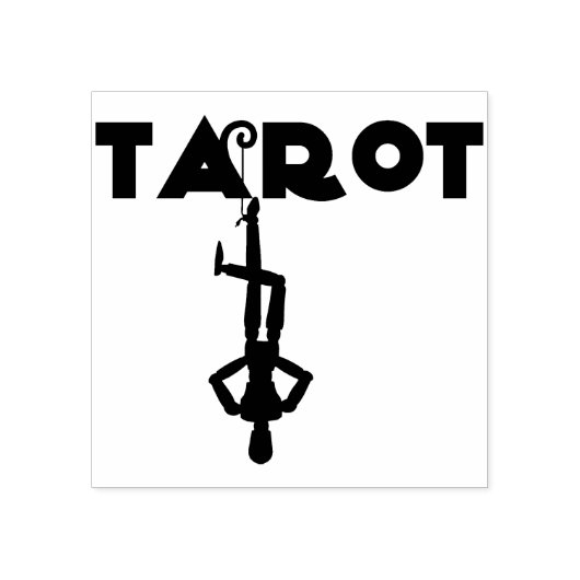 tarot hangman - kunststempel rubberstempel (Afrduk)