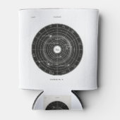 tarot, heks, zodiaal teken, ruimte, magisch, maan blikjeskoeler (Voorkant)