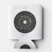 tarot, heks, zodiaal teken, ruimte, magisch, maan blikjeskoeler (Achterkant)