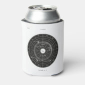 tarot, heks, zodiaal teken, ruimte, magisch, maan blikjeskoeler (Blikje Achterkant)