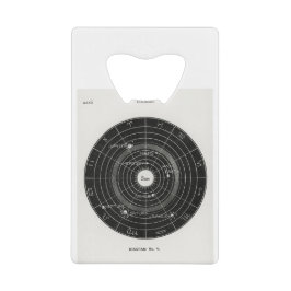 tarot, heks, zodiaal teken, ruimte, magisch, maan creditkaart flessenopener