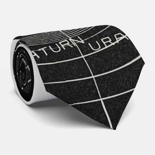 tarot, heks, zodiaal teken, ruimte, magisch, maan stropdas (Opgerold)