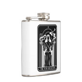 Tarot Hoge Priesteres Vrouw Wiet Roken Occult Heupfles (Rechts)