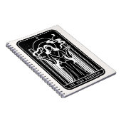 Tarot Hoge Priesteres Vrouw Wiet Roken Occult Notitieboek (Rechterzijde)