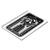 Tarot Hoge Priesteres Vrouw Wiet Roken Occult Notitieboek (Linkerzijde)