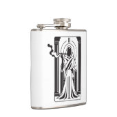 Tarot Hoge Priesteres Wiet Roken Occult Heupfles (Rechts)