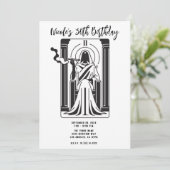 Tarot Hoge Priesteres Wiet Roken Occult Kaart (Staand voorkant)