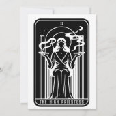 Tarot Hoge Priesteres Wiet Roken Occult Kaart (Achterkant)