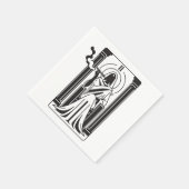 Tarot Hoge Priesteres Wiet Roken Occult Servet (Hoek)