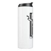 Tarot Hoge Priesteres Wiet Roken Occult Thermosbeker (Gedraaid links)