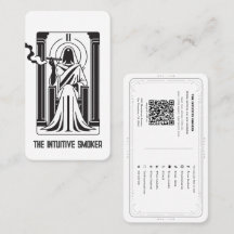 Tarot Hoge Priesteres Wiet Roken Sociale Media QR