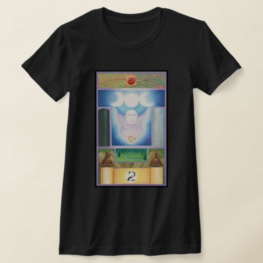 Tarot Hogepriesteres T-shirt (Laagn)
