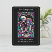 Tarot Huwelijk Opslaan Plat  Save The Date (Staand voorkant)