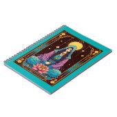 Tarot illustratie, de Hogepriesteres Notitieboek (Linkerzijde)