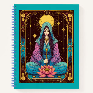 Tarot Illustratie, het Dagboek van de Hogepriester Notitieboek