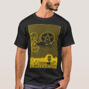 TAROT KAART ACE PENTACLES T-SHIRT