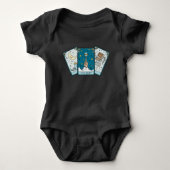 Tarot Kaart Baby One Piece Baby Boy T-shirt (Voorkant)