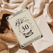 Tarot Kaart Celestial Any Birthday Invitation