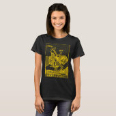 TAROT KAART CUPS RIDDER T-SHIRT (Voorkant volledig)