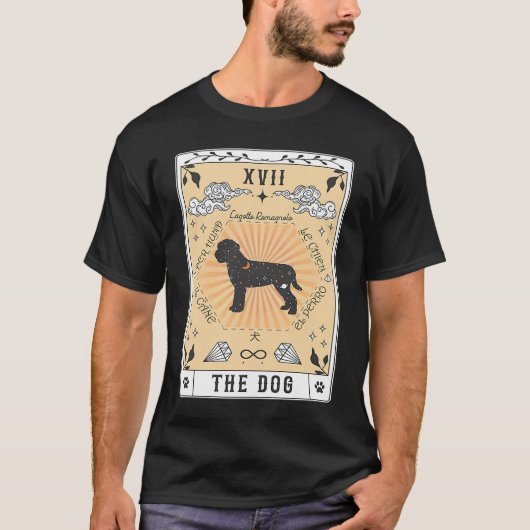 Tarot Kaart De Dog Lagotto Romagnolo Celestial Spa T-shirt (Voorkant)