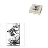Tarot Kaart: De dwaas: gepersonaliseerde tekst Rubberstempel (Gestempeld)