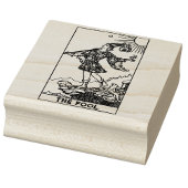 Tarot Kaart: De dwaas: gepersonaliseerde tekst Rubberstempel