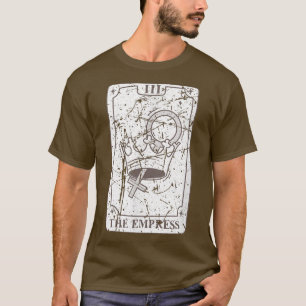 Tarot Kaart de Empress kroongetuige occult Witchy  T-shirt
