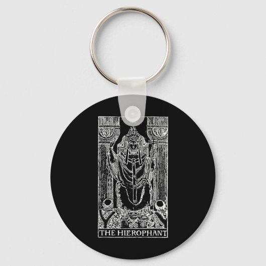 Tarot Kaart De hiërofant - De occulte gave van de Sleutelhanger (Voorkant)
