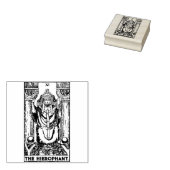 Tarot Kaart: De hiërofant: gepersonaliseerde tekst Rubberstempel (Gestempeld)