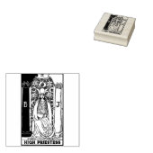 Tarot Kaart: De hogepriesteres: gepersonaliseerde  Rubberstempel (Gestempeld)