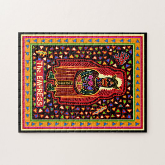 TAROT KAART - DE KEIZERIN LEGPUZZEL (Horizontaal)