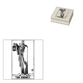 Tarot Kaart: De kluizenaar: gepersonaliseerde teks Rubberstempel (Gestempeld)