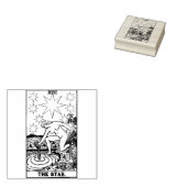 Tarot Kaart: De ster: gepersonaliseerde tekst Rubberstempel (Gestempeld)