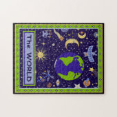 TAROT KAART - DE WERELD LEGPUZZEL (Horizontaal)