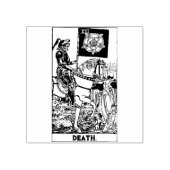 Tarot Kaart: Dood: gepersonaliseerde tekst Rubberstempel (Afrduk)
